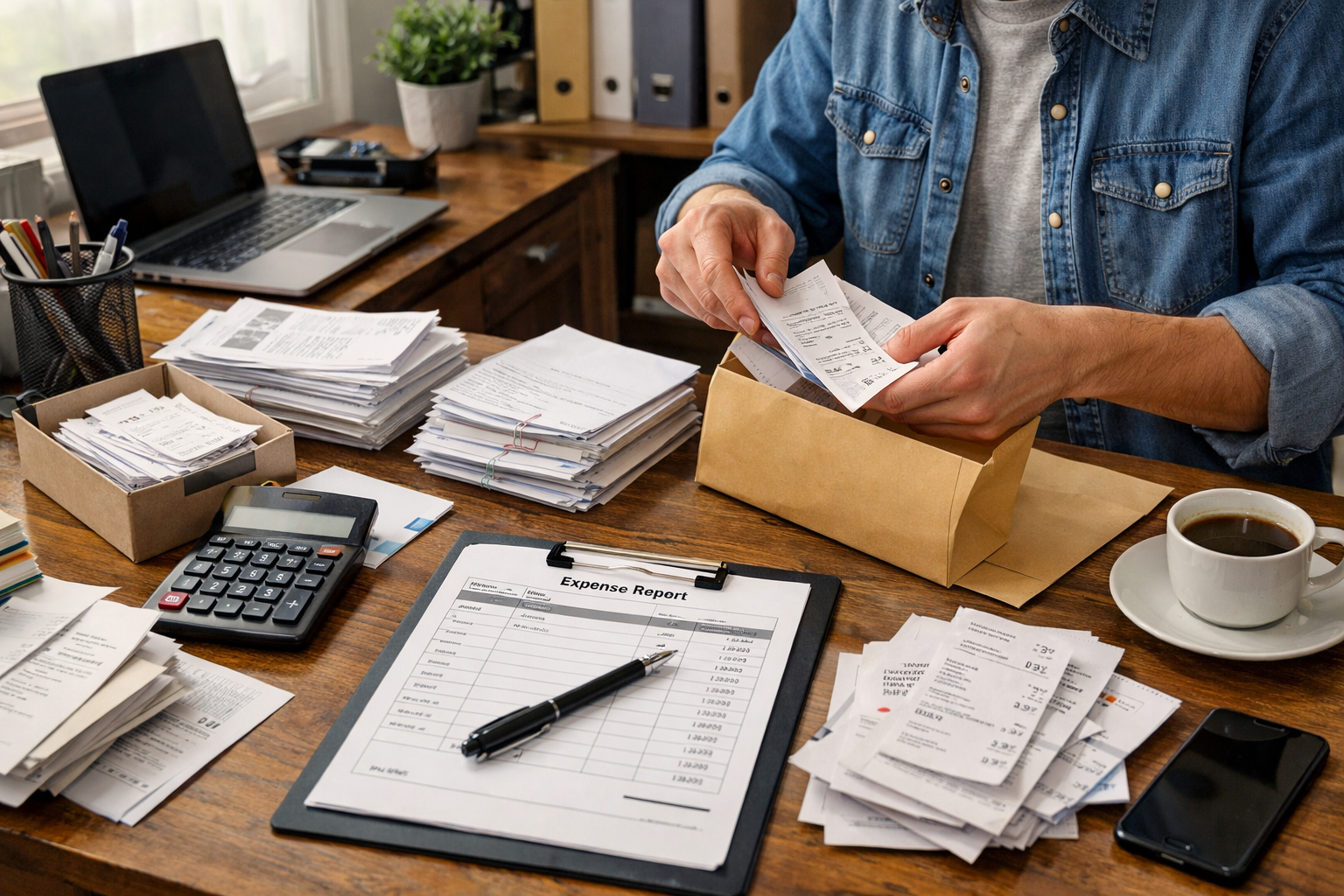 Przygotowanie dokumentów do przekazania do biura rachunkowego