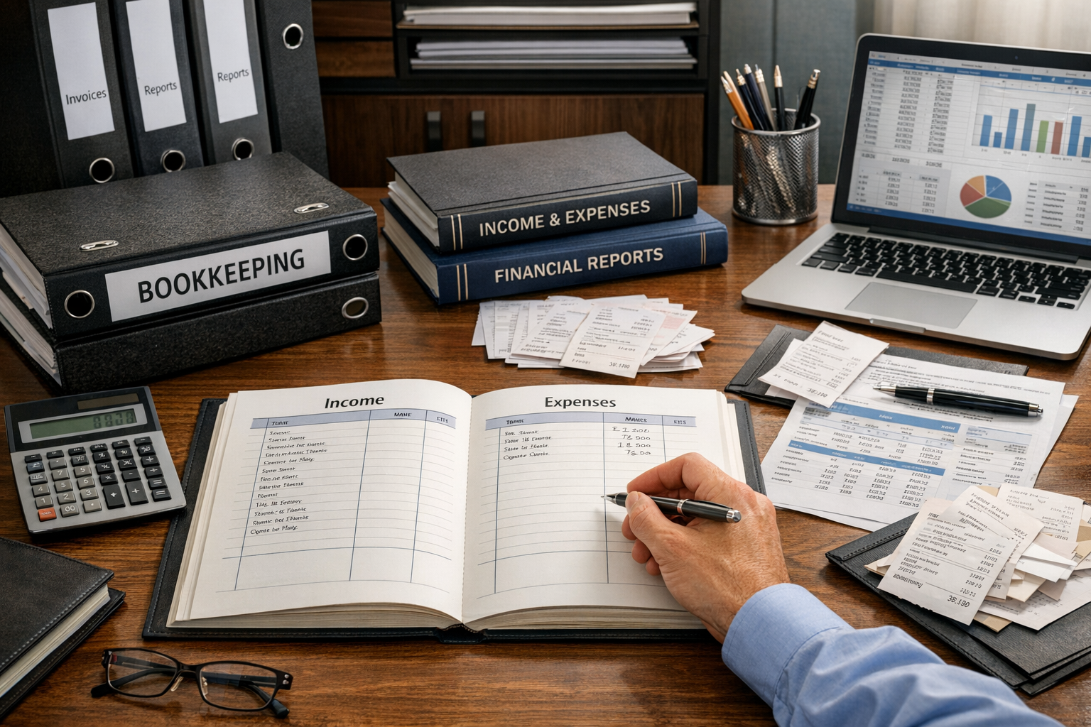 Księga przychodów i rozchodów oraz dokumenty księgowe